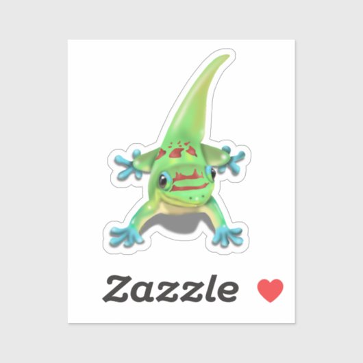 Gold Dust Day Gecko Sticker (Vel)