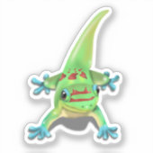 Gold Dust Day Gecko Sticker (Voorkant)