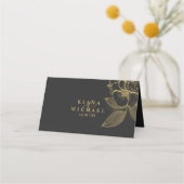 Gold Dust & Outlines Wedding Table Black/Gld ID835 (Achterkant)