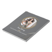 Gold Dust Pageant Titleholder Photo Notepad Notitieblok (Gedraaid)