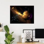 Gold Dust Poster (Thuiskantoor)