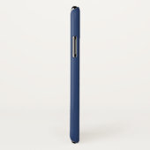 Gold Dusty Blue Misty Roos Bloemenkrans Monogram Case-Mate iPhone Case (Achterkant / rechts)