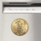 Gold Eagle munt Magneet (Insitu (Vaatwasser))