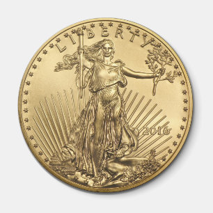 Gold Eagle munt Magneet