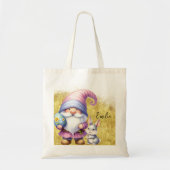 Gold Easter Egg Hunt Gnomes Tote Bag (Voorkant)