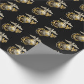 Gold EGA - US Marine Corps Cadeaupapier (Hoek)