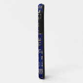 Gold Egyptian Hieroglyphics on Blue Intial Case-Mate iPhone Case (Achterkant/links)