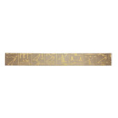 Gold Egyptian Hieroglyphics Paper Print Lint (Voorkant)