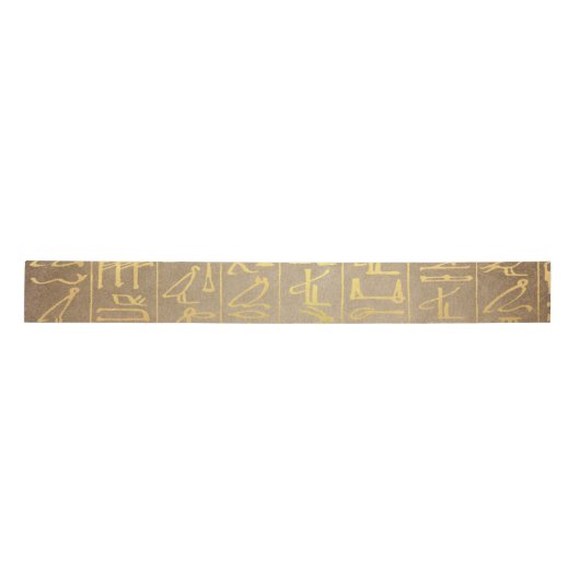 Gold Egyptian Hieroglyphics Paper Print Lint (Voorkant)