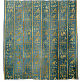  Gold Egyptian Paper Print Douchegordijn (Voorkant)