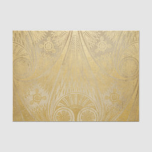 Gold Egyptisch document met roldesign Tissuepapier