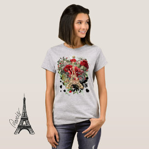 Gold Eiffel Tower T-shirt
