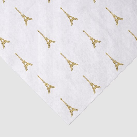 Gold Eiffel Tower Tissuepapier (Detail)