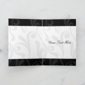 Gold Eiffeltoren Franse bruiloft Dank u Bedankkaart (Binnen)