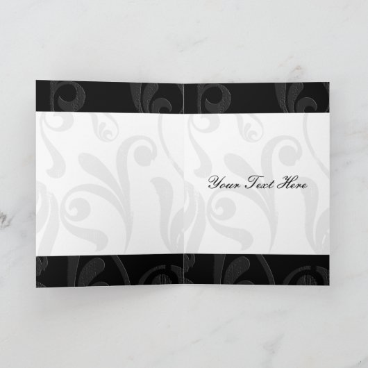 Gold Eiffeltoren Franse bruiloft Dank u Bedankkaart (Binnen)