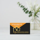 Gold Electrical Home Circuit-bedrading Visitekaartje (Staand voorkant)