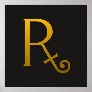 Gold Elegance 17 afdrukken Poster