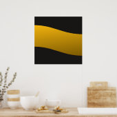 Gold Elegance 20 afdrukken Poster (Keuken)