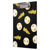 Gold Elegant Classic Soccer Cleats Ball Black Klembord (Links)