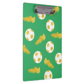 Gold Elegant Classic Soccer Cleats Ball Green Klembord (Rechts)