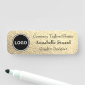 Gold Elegant Naamplaatje (In situ)