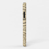 Gold elegant Victoriaans art nouveau Case-Mate iPhone Case (Achterkant/rechts)