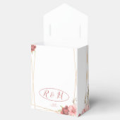 Gold Elegant Wedding Bedankdoosjes (Geopend)