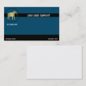 Gold Elephant Logo Visitekaartje (Voorkant / Achterkant)