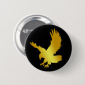 GOLD ELLE RONDE BUTTON 5,7 CM (Voorkant /achterkant)