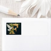 Gold Emboss F Etiket (Insitu)