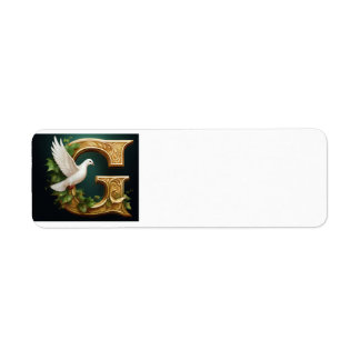 Gold Emboss G Etiket