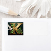 Gold Emboss K Etiket (Insitu)