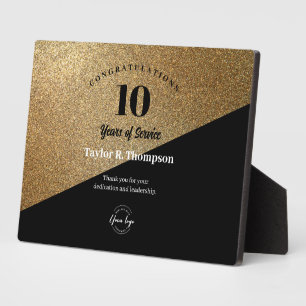 Gold Employee jarenlange serviceherkenning logo Fotoplaat