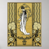 Gold en Black Art Poster. Poster (Voorkant)