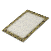 Gold en Black Celtic Spiral Knoopt Pattern Notitieblok (Schuin)