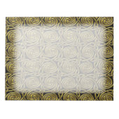 Gold en Black Celtic Spiral Knoopt Pattern Notitieblok (Voorkant)