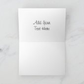 Gold en Blue Macaw Parrot Fantasy Greeting_Kaarten Kaart (Binnen)