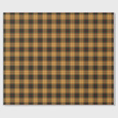 Gold- en Forest Green Rustic Pset Pattern Cadeaupapier (Vlak)
