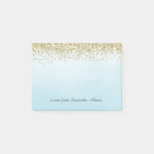 Gold en Ombre Blue Notes (Voorkant)