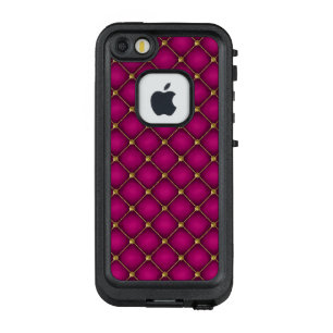 Gold en Orchid Tufted LifeProof iPhone 7 Hoesje