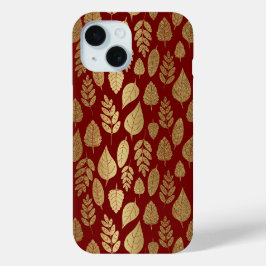Gold- en Red Leaf-patroon