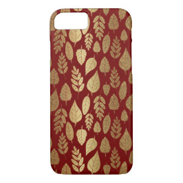 Gold- en Red Leaf-patroon