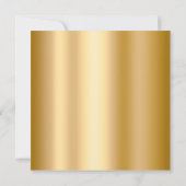 Gold en Red Leopard Shimmer Glam Bedankkaart (Achterkant)