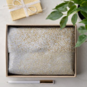 Gold en Silver Glitter Ombre Luxury Design Tissuepapier (Geschenk)