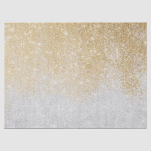 Gold en Silver Glitter Ombre Luxury Design Tissuepapier
