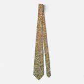 Gold- en Silver Sparkle Design-Stropdas Stropdas (Voorkant)