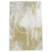 Gold en Silver Spattered Medium Cadeauzakje (Voorkant)