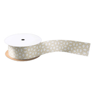 Gold en White Art Deco Pattern Lint