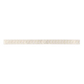 Gold en White Art Deco Pattern Lint (Voorkant)