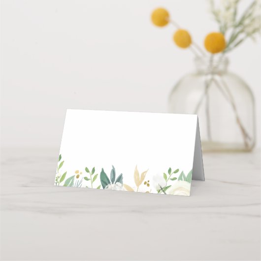 Gold- en witte bruiloft - Etiketten (Achterkant)